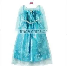 2015 Fashion Cheap Wholesale Cheap Lat Frozen Dress Children Party Clothing For Girls Apparel Outlet Outlet thumbnail-1