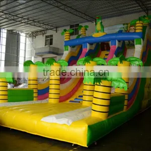 Free Blower Dinosaur Theme Guangzhou 0.55mm PVC Children Inflatable Bouncer Jumping Castle Slide thumbnail-3