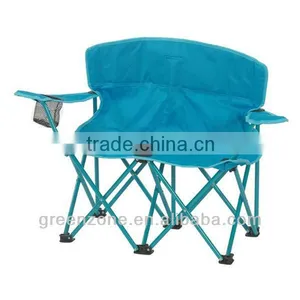 Blue Folding Camping Chair Double Seat Camping Chair thumbnail-1
