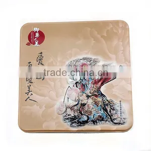 Professional Custom Tin Cans,candy Tin Can,fantastic Square Cookies Tin Case thumbnail-2