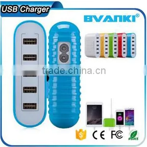 Low Price OEM Factory Supply CE ROHS FCC Approved Newest Portable Fast Multi USB Smart Charger 40w 5v 6a 5 Port Usb Charger thumbnail-1