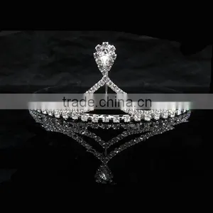 Best Selling Wholesale Wedding Hair Jewelry Crystal Crown Headband For Sale thumbnail-4