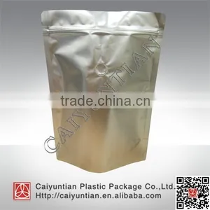 Aluminum Valve Coffee Bag Eight Side Sealing Stand up Coffee Pouch With Zipper and Your Design Printing thumbnail-1