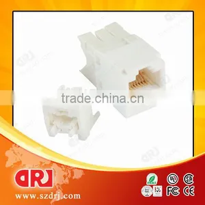 RJ45 180 Degree CAT6 UTP Tooless Keystone Jack thumbnail-1
