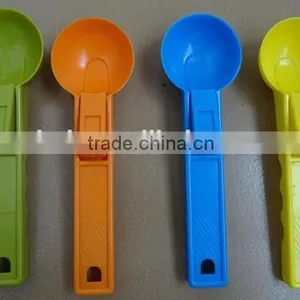 COLORFUL SIMPLE PLASTIC PS ICE CREAM SPOON FOR SUPERMARKET thumbnail-4