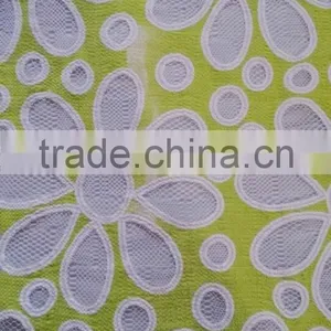 Hot Sale Heavy Burning Flower Lace Fabric for Dress thumbnail-1