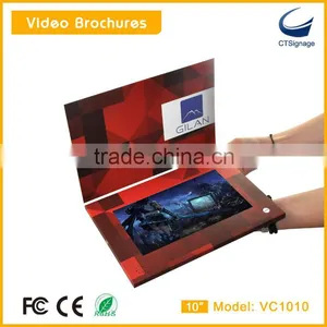 10.1''lcd Video Brochre Card,business Card for Promotion thumbnail-3