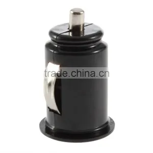 Micro Auto Universal Dual 2 Port USB Car Charger For IPhone IPad IPod 3.1A Mini Car Charger Adapter / Cigar Socket Black thumbnail-2