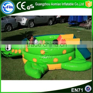 Hight Quality Wholesale Inflatable Castle Ball Pit Inflatable Tortoise Bounce House for Sale Supplier's Choice thumbnail-1
