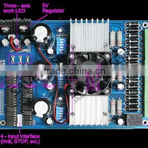 TB6560 CNC Stepper Motor Driver Board Controller 3 Axis thumbnail-1