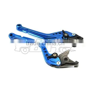 BJ-LS-003 Blue Cnc Motorcycle Adjustable Brake Lever for GSXR1000 GSXR600 thumbnail-1
