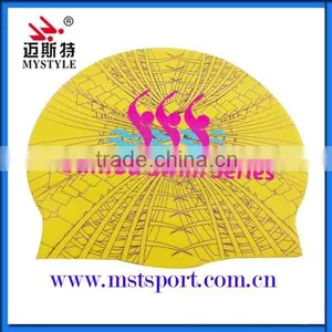 Adults Custom High Quality Cheap Swim Caps thumbnail-2