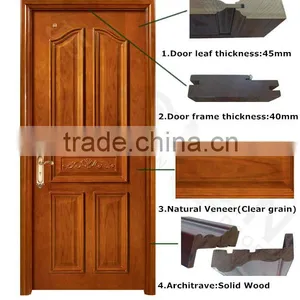China 100% Solid Wood Door thumbnail-2