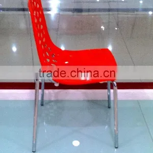 High Quality Wholesale Modern Popular Design PP Plastic BUBBLE CHAIR With Chromed Metal Base thumbnail-4