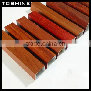 Aluminum Extrusion Sections With Wood Grain Surface Treatment thumbnail-1