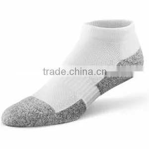 Unisex Blac&white Custom Ankle Diabetic Heel Protection Socks thumbnail-1