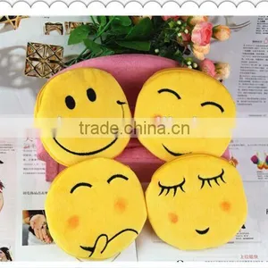 Hot Sell Emoji Coin Purse Plush Wallets Small Bag thumbnail-1