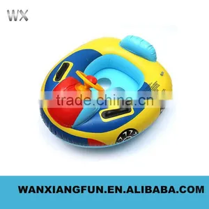 Baby Using Inflatable Swim Boat thumbnail-2