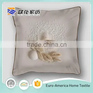 Latest Design Comfortable Plain Cotton Square Sofa Pillows Cover Cushion Cover thumbnail-6