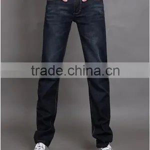 Blue Color Men's Fashion Jeans Famous Brand Jeans Men Pencil Denim Trousers Quality Choice thumbnail-3