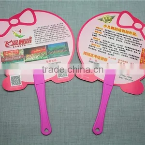 18cm Handle Chinese Personalized Hand Fan Souvenir Hand Fan Plastic Hand Fan thumbnail-6