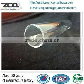 Quartz Tube Sleeve/ Quartz Glass Cylinder for Water Treatment thumbnail-2