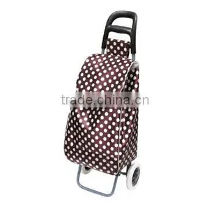 Foldable Shopping Trolley Bag , Zip Pocket on the Cover, Good for Promotion thumbnail-1