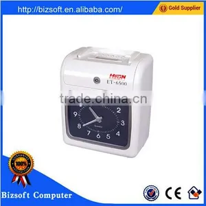 Bizsoft Cheap Price HYSOON ET-6500 Staff Electronic Time Recorder thumbnail-1