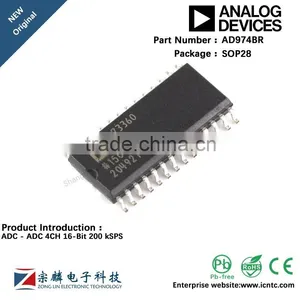 Genuine Original AD974BR SOP28 SOP28 AD974 ADC thumbnail-1