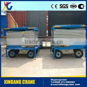 Mini Hydraulic Mobile Scissor Lift Platform thumbnail-1