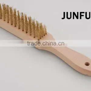 Schima Wooden Handle Brush Brass Wire Superba Brush thumbnail-5