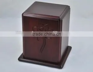 Nantong Millionaire Solid Poplar Wooden Cinerary Urns thumbnail-1
