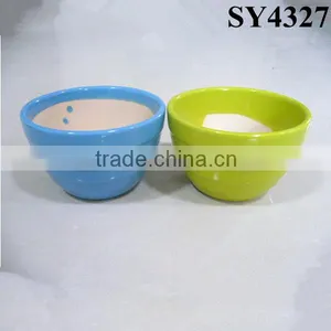 Pot for Flower Round Small Ceramic Indoor Plant Pot Wholesale thumbnail-5