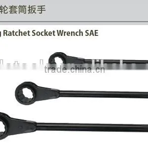 High Quality 40#cr Steel One Head Ratchet Socket Wrench Spanner With DIN Standard and Die Forged thumbnail-6