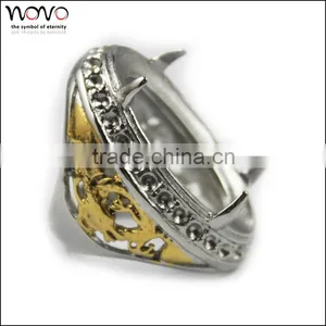 China Wholesale Market Titanium Silver 316l Stainless Steel Rings Cheap Stock Lot Titanium Ring thumbnail-3