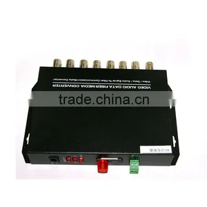 Atongda High Quality Optical Extender 8 Channel BNC Digital Fiber Optic Cctv Video Converter thumbnail-2