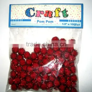 Party Decoration Acessories Sparkle Christmas Pompoms thumbnail-1