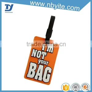 High Quality Custom Logo Pvc Luggage Tag thumbnail-6