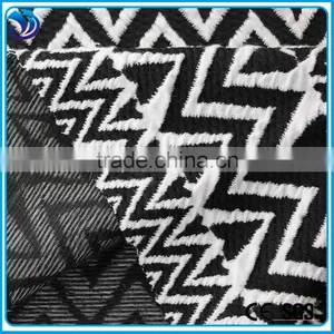 Classcial Design White and Black Formal Jacquard Fabric for Garment thumbnail-2