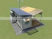 Transformed Environmental Movable Container House for Living With Two Roofs thumbnail-1