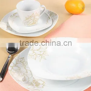 High Quality Antique Plates Porcelain Dinner Set thumbnail-1