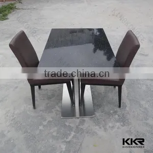 Square Pedestal Modern Dining Table thumbnail-5