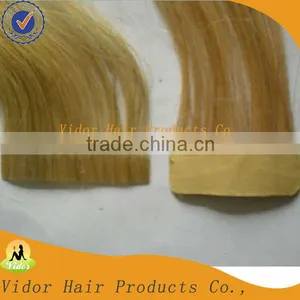 Double Side European Hair Skin Wefts/Tapes Hair Extension thumbnail-1