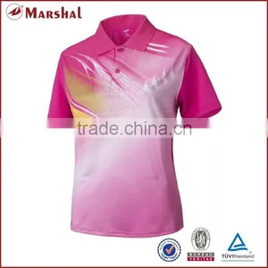 Badminton Sports Jersey New Model Cheap Women Colorful Polo Shirt Designs thumbnail-2