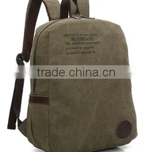 2016 Factory Price Backpack Unisex Canvas Backpack Vintage Backpack With Large Capacity thumbnail-2