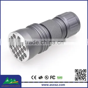 Purple Light 21 LED 395nm UV LED Flashlight for Money Detect Wholesale thumbnail-1
