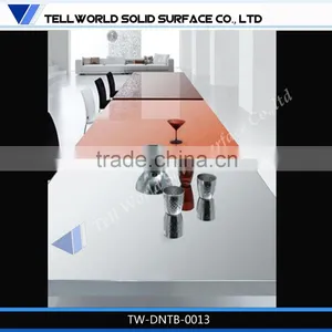 Commercial Fast Food Shop Modern Grey Marble Dining Table Prices thumbnail-4