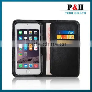 For IPhone 6 Leather Case, Wallet PU Leather Case Side Flip Cover Wit thumbnail-4
