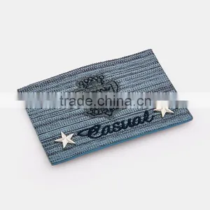Branded Leather Patch Jeans Leather Patch With Metal thumbnail-2
