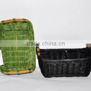 Colorful Woven Rattan Core Basket thumbnail-1